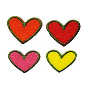 Patches 4 hartjes 2,8x2,7 cm
