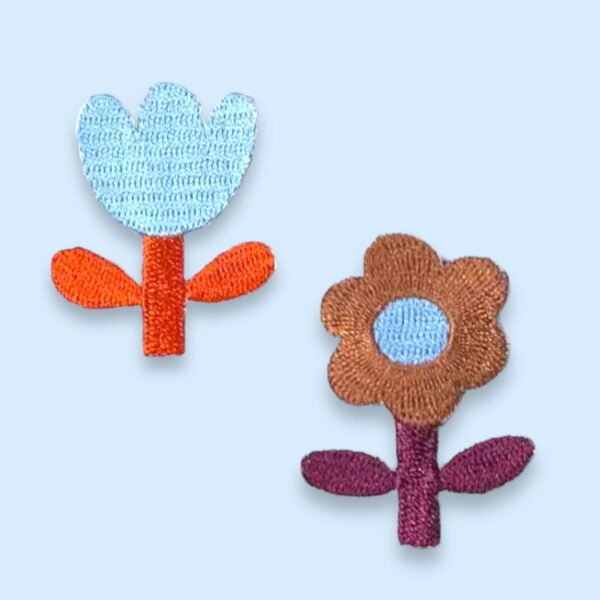 Patch bloemen (set van 2)