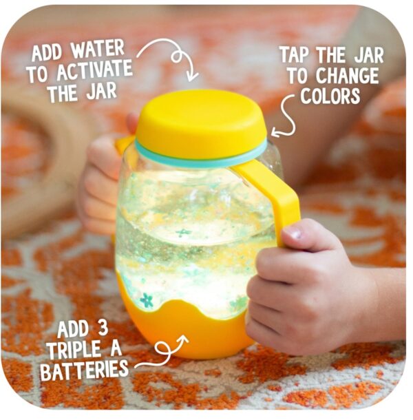 Glo Pals - Sensory play jar Frosty blue - Afbeelding 4