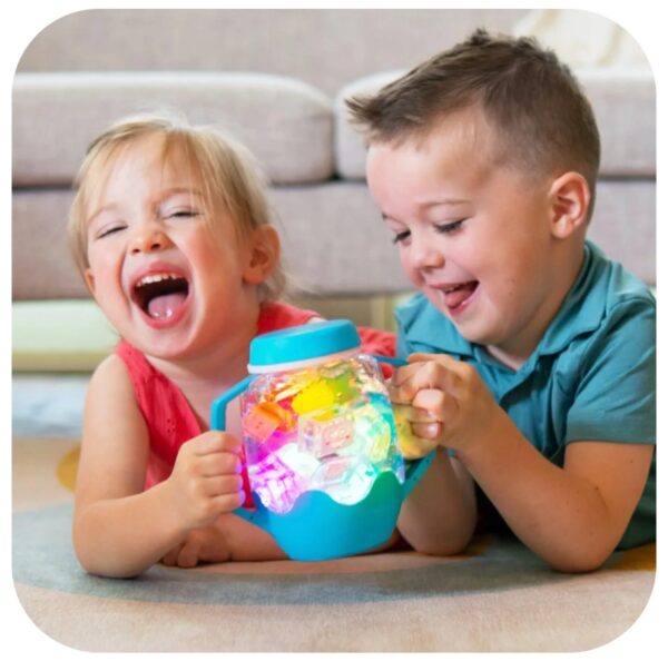 Glo Pals - Sensory play jar Frosty blue - Afbeelding 3