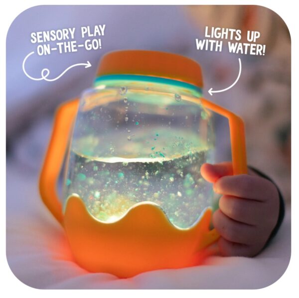 Glo Pals - Sensory play jar Frosty blue - Afbeelding 2