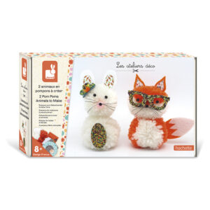 Janod Atelier Deco - Pompom Vos en Haas