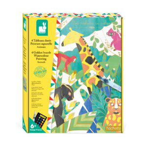 Janod Atelier - Gouden plaatje dieren verven