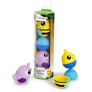 Lalaboom - Set dieren (6 st) Bij en Paarse Vogel