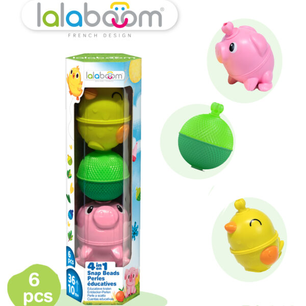 Lalaboom - Set dieren (6 st) Kip en Varken