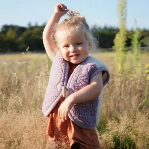 We Are Wovens - Wollen gilet - Lavender tea