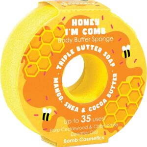 Honey I'm Comb Donut Body Buffer - Bomb Cosmetics