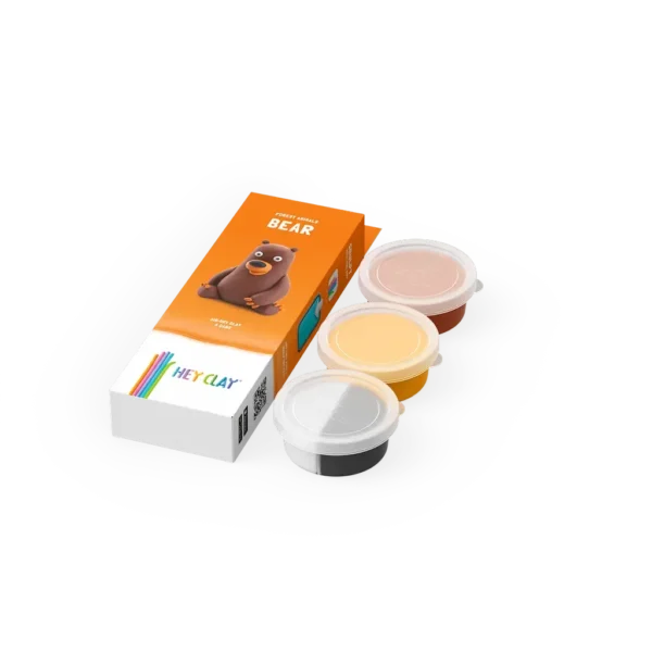 Hey Clay – Bear – (3 potjes) - Afbeelding 2