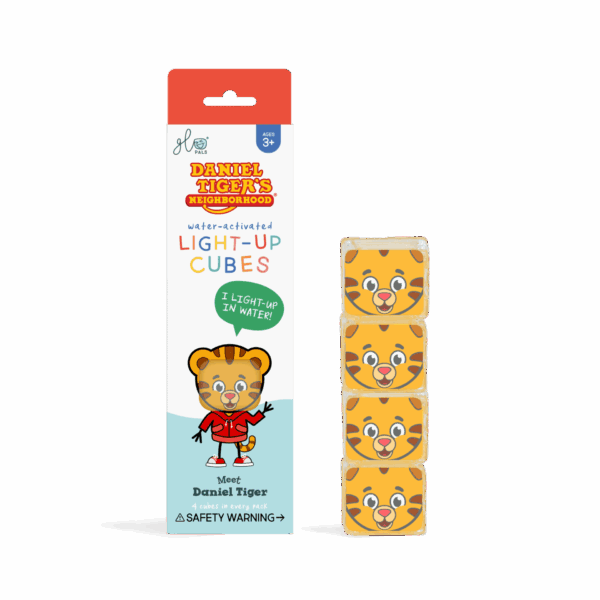 Glo Pals - Light up cubes - 4 stuks - Daniel Tiger
