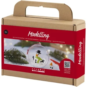 Mini Hobbyset Boetseren - Sneeuwpop - Creativ Company