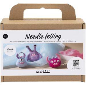 Mini Hobbyset Naaldvilten - Monster - Creativ Company