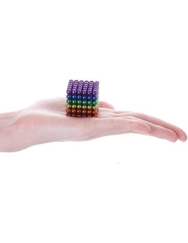 Magneet balletjes - 216 stuks - 5mm - groen-licht groen - Afbeelding 2