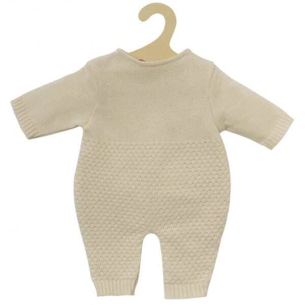 Rompertje gebreid ecru (28-35cm) - Heless