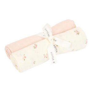 Little Dutch - Swaddle doeken 70x70 FG Fairy Blossom/Pure Blossom