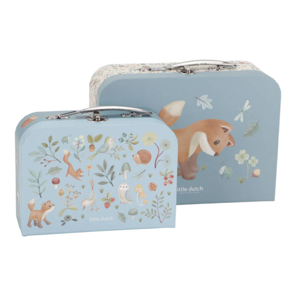 Little Dutch - Kofferset Forest Friends blue
