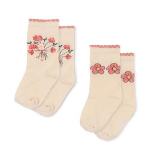 Konges Sløjd - 2 Pack Rose Socks - Rose Mix