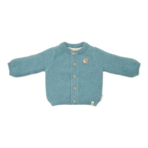 Little Dutch - Newborn Forest Friends - Gebreid vestje Baby blue
