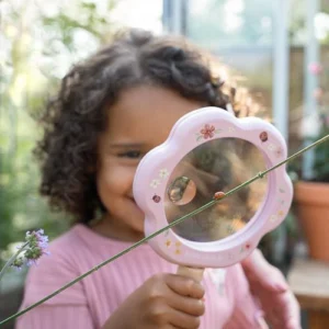 Little Dutch - Houten Vergrootglas - Roze - Fairy Garden