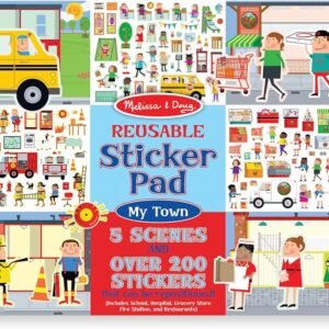 Herbruikbaar stickervel mijn stad