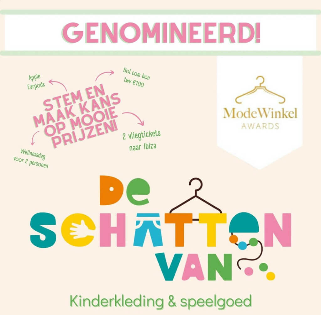 De Schatten Van is genomineerd voor de Modewinkel Awards!