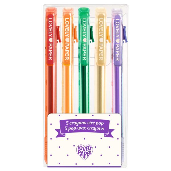 Djeco - Wasco Kleurpotloden Pop - 5 Stuks