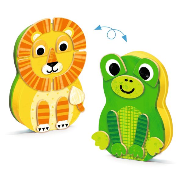 Djeco - Inzebox Mageneetspel Leeuw Zanimals