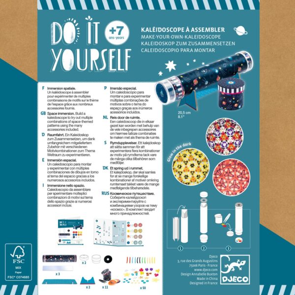Djeco - DIY Knutselset- Reis door de ruimte - Afbeelding 3