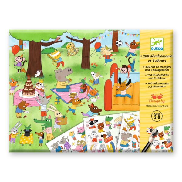 Djeco - Transferstickers ‘Het Is Feest!’