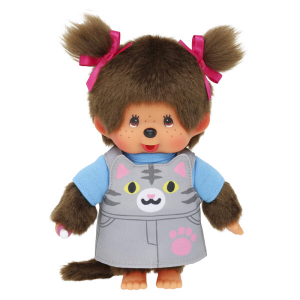 Monchhichi - Meisje jurkje poes (20cm)