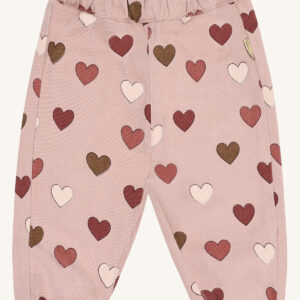Trine Fine twill Old Hearts - Pants - Adobe Rose