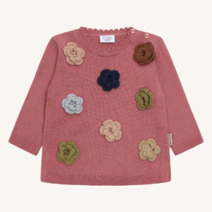 Hust & Claire - Pusle Flower Knit - Dry Rose