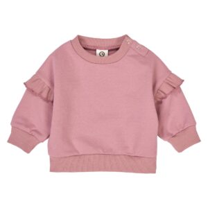 Müsli - Cozy Me Frill Sweatshirt Baby - Nostalgia Rose