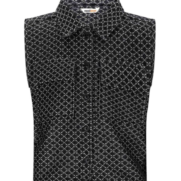 Moodstreet - Gilet Vina - Black