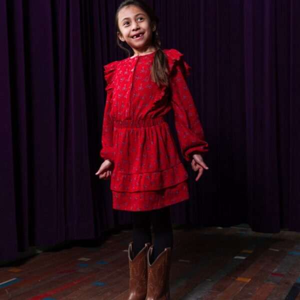 Quapi - Dress Hadassa - AOP Red Bow