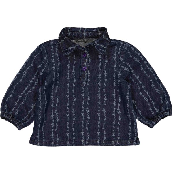 Quapi - Shirt Heba - AOP White Sketch