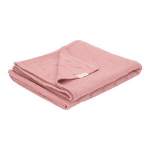 Little Dutch - Wiegdeken gebreid Pure Pink Blush