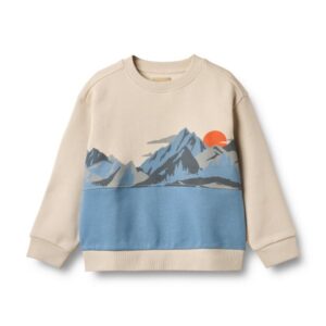Wheat - Sweatshirt Print Steff - 9575 Winter Blue