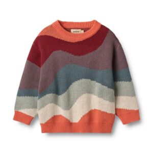 Wheat - Jacquard Pullover Knud - 9042 Multi
