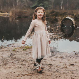 Your Wishes - Tule Dress  - Oyster Gray