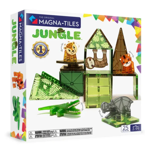 Magna Tiles Jungle Animals Bouwset – 25 delig