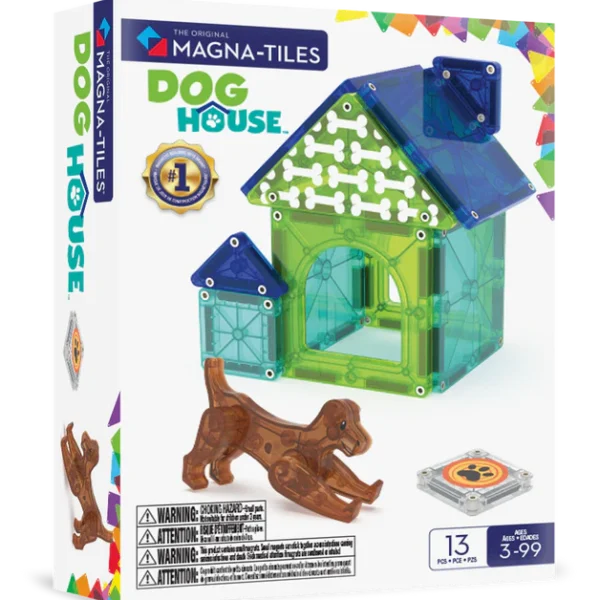 Magna Tiles Dog House Bouwset – 13 delig