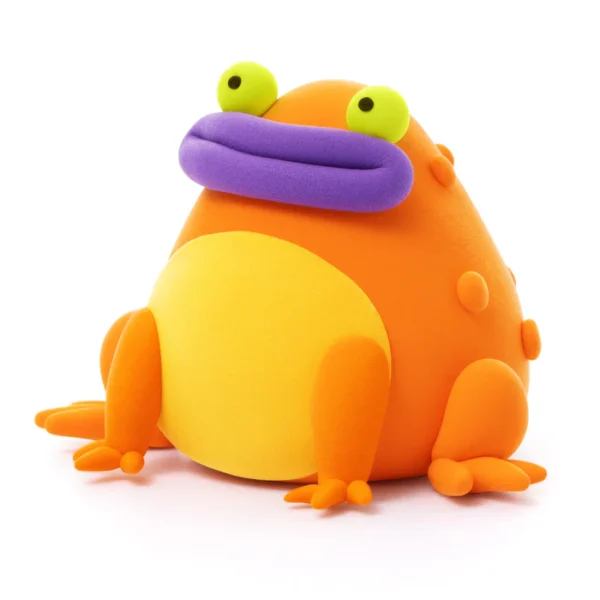 Hey Clay 30124 - Exotic Pets - Orange Frog - 3 Cans