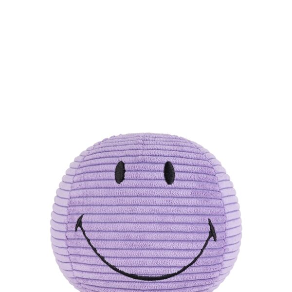 Smiley Corduroy knuffel 13cm - Dark Purple