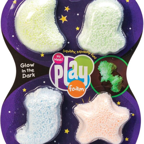 Learning Resources - Playfoam Glow In The Dark (4 Pack)