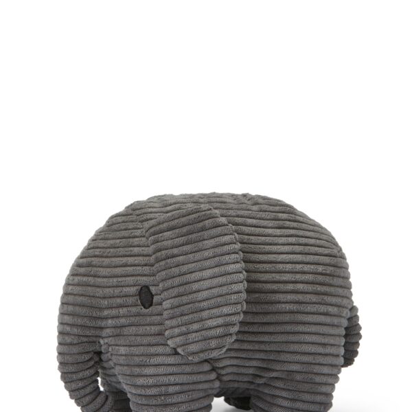 Olifant Corduroy Knuffel - 23cm - Grey