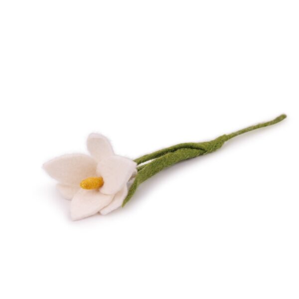 Sjaal met verhaal - Krokus Wit