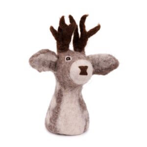 Sjaal met verhaal - Decoratie Hert Grijs