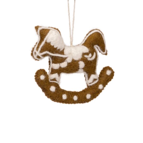Sjaal met verhaal - Hanger Hobbelpaard Gingerbread