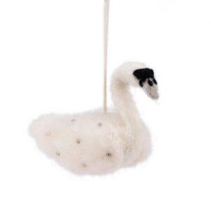 Sjaal met verhaal - Hanger Winter Zwaan
