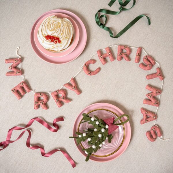 Sjaal met verhaal - Slinger Merry Christmas Mistletoe Dreams